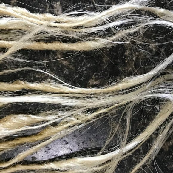 25 Platinum Blonde Dread Dreadlock Hair Extensions main image 6